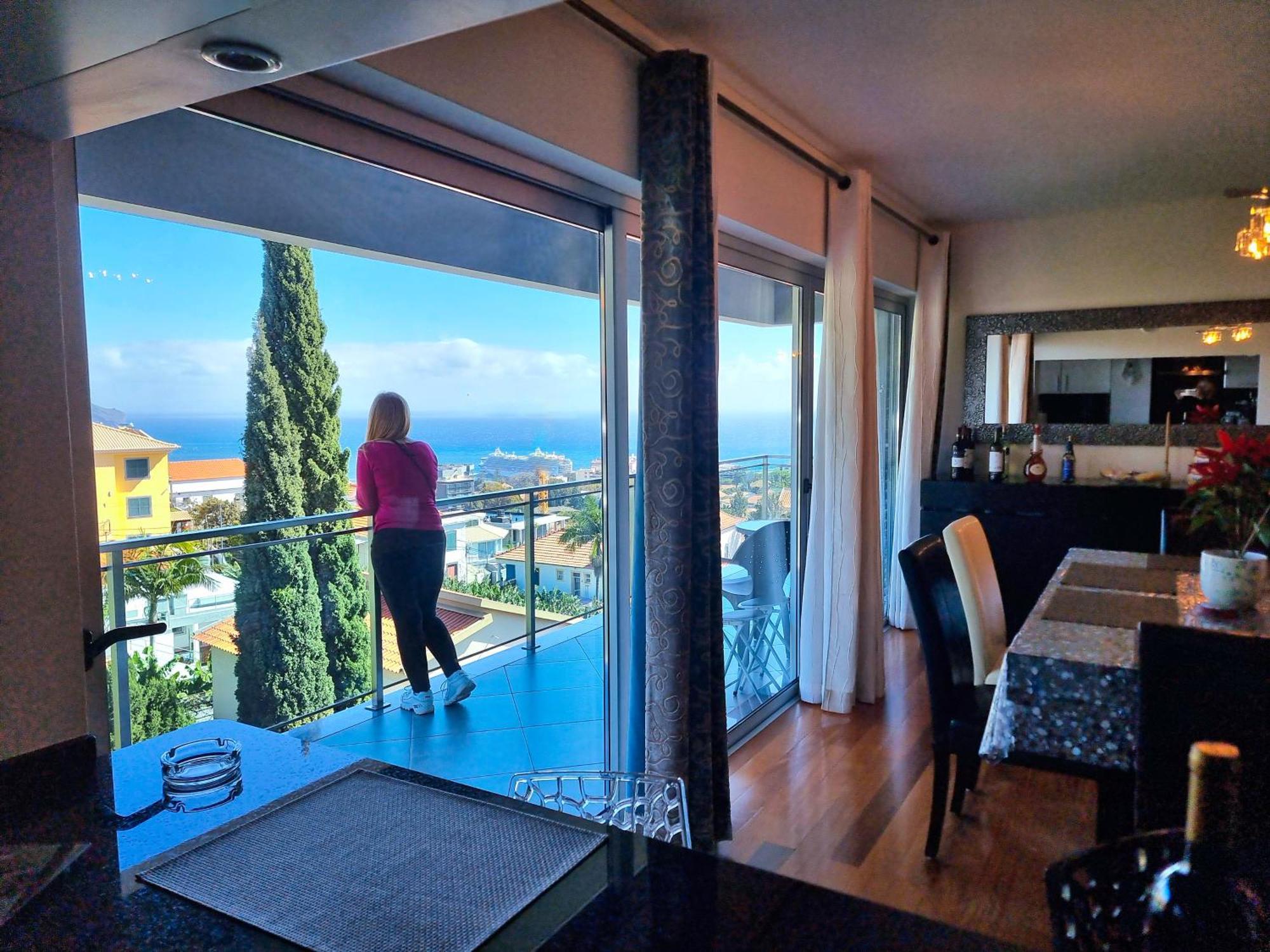דירות Panoramic Sunrise And Sunset Views, 5 Min From Funchal, Perfect Getaway For Travelers מראה חיצוני תמונה