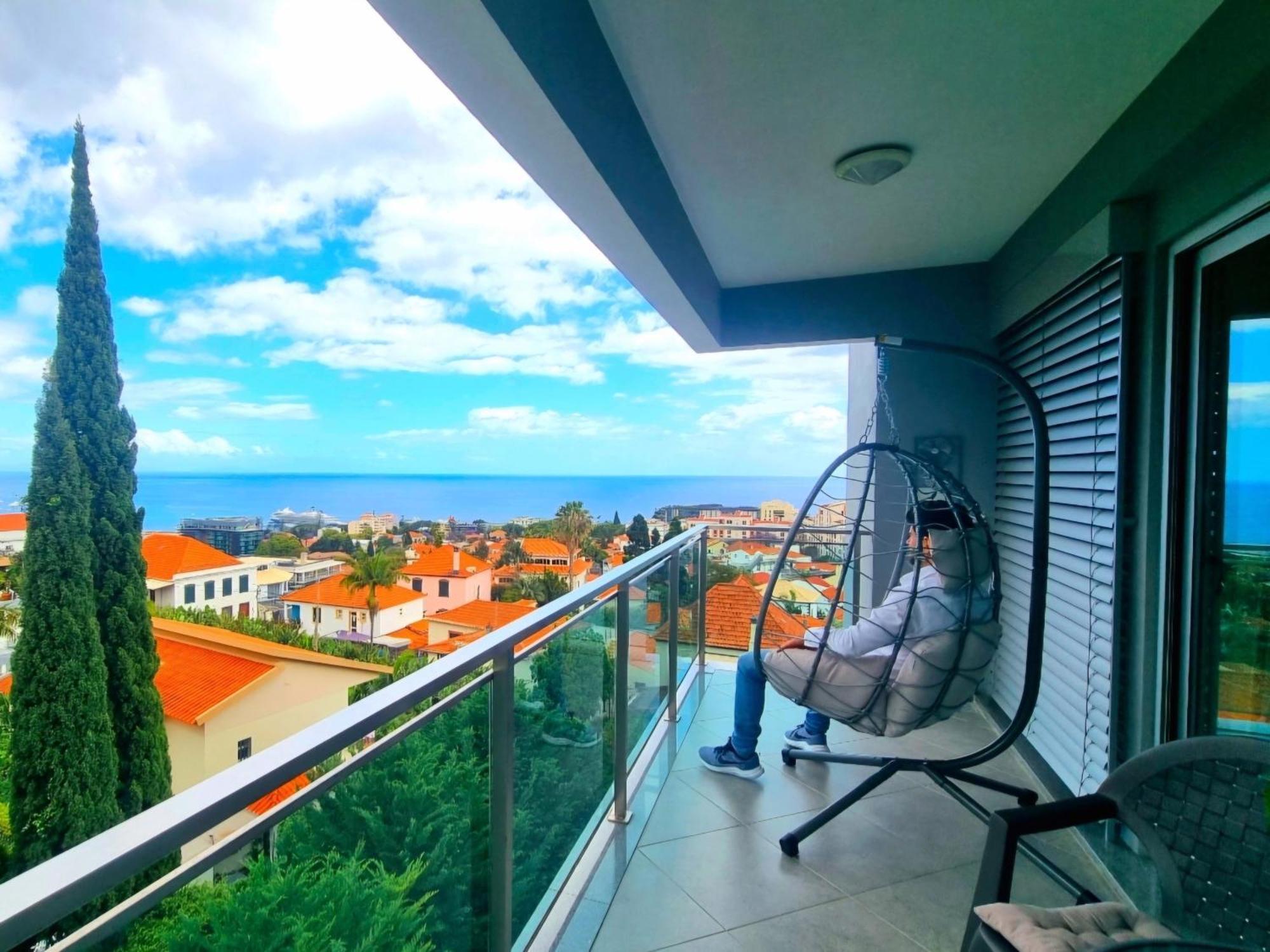 דירות Panoramic Sunrise And Sunset Views, 5 Min From Funchal, Perfect Getaway For Travelers מראה חיצוני תמונה