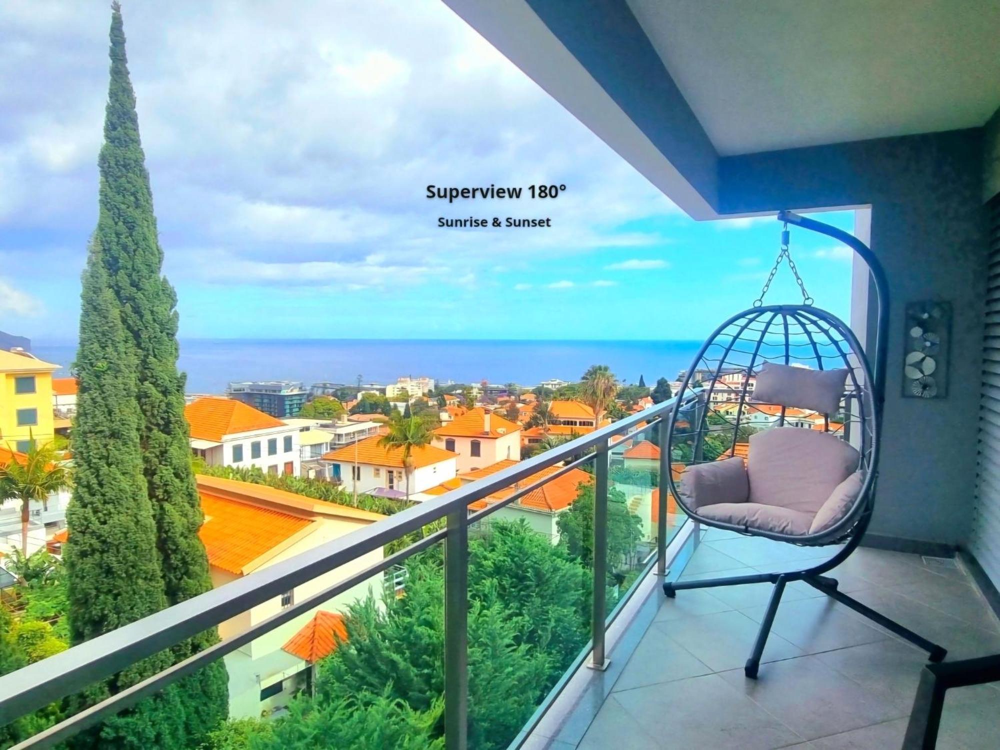 דירות Panoramic Sunrise And Sunset Views, 5 Min From Funchal, Perfect Getaway For Travelers מראה חיצוני תמונה